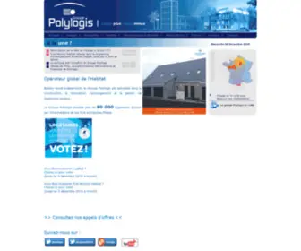 Polylogis.fr(Polylogis Immo) Screenshot