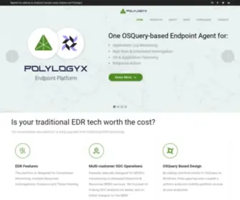 Polylogyx.com(Transforming Cybersecurity) Screenshot