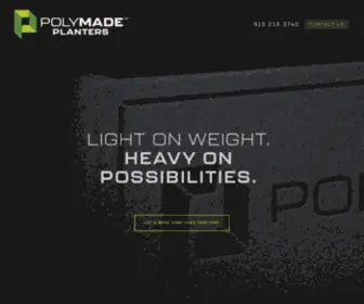 Polymade.com(PolyMade Planters) Screenshot