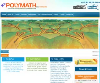 Polymathedu.com(建站成功) Screenshot