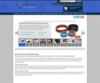 Polymax.co.uk(Industrial & Home Rubber Products Company) Screenshot