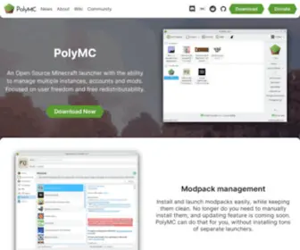 Polymc.org(PolyMC) Screenshot