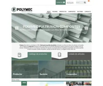 Polymec.com(España) Screenshot