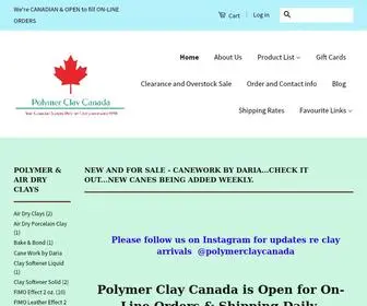 Polymerclaycanada.com(Polymer Clay Canada) Screenshot