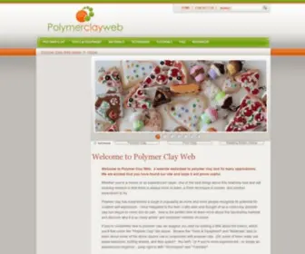 Polymerclayweb.com(Polymer Clay Web) Screenshot