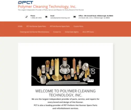 Polymercleaning.com(Polymer Cleaning Technology) Screenshot