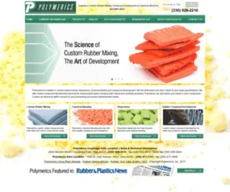 Polymericsinc.com(Polymerics) Screenshot