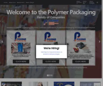 Polymerpkg.com(Polymer Packaging) Screenshot