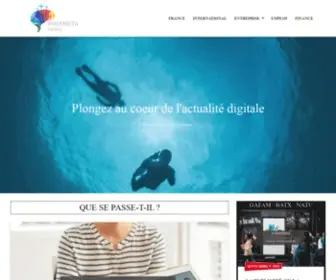 Polymeta.com(Plongez au coeur de l'actualité digitale) Screenshot