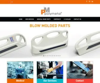 Polymetal.com.tr(Medikal Yedek Parçalar) Screenshot