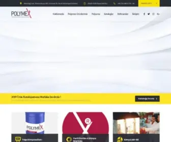 Polymex.com.tr(The Constructions Chemicals Company) Screenshot