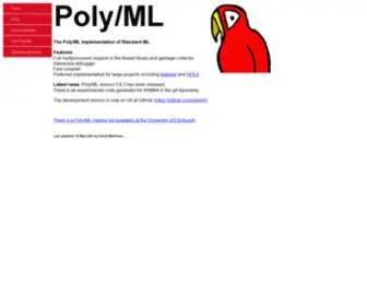 Polyml.org(Poly/ML) Screenshot