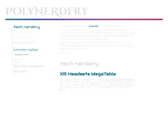 Polynerdery.com(Polynerdery) Screenshot