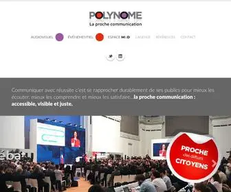 Polynome.fr(La proche communication) Screenshot