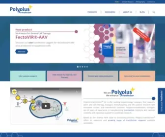 Polyplus-Transfection.com(Polyplus®) Screenshot