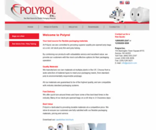 Polyrol.com(Polyrol, Inc) Screenshot