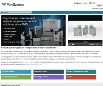 Polyscience.com(Award-winning Temperature Control Solutions) Screenshot