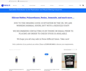 Polysilshop.co.uk(Jesmonite and Mouldmaking Materials Supplier) Screenshot