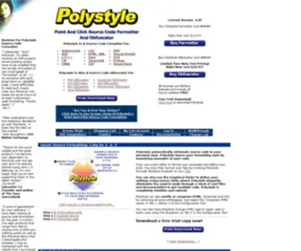 Polystyle.com(PHP Obfuscator) Screenshot