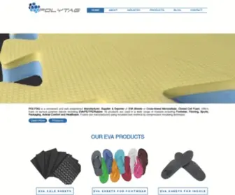 Polytagindia.com(EVA Sheets Manufacturers in India) Screenshot