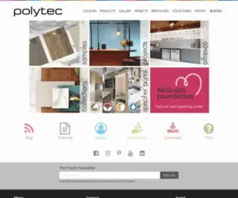 Polytec.com.au(Decorative surfaces and doors for kitchens) Screenshot