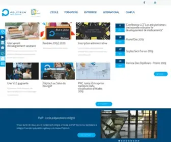 Polytech-Nicesophia.fr(Ecole) Screenshot