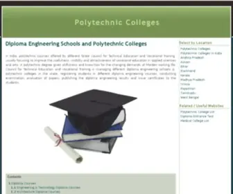 Polytechniccolleges.in(Polytechnic Colleges) Screenshot