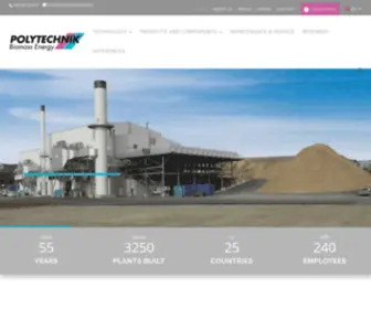Polytechnik.com(Energie aus Biomasse made in Austria) Screenshot