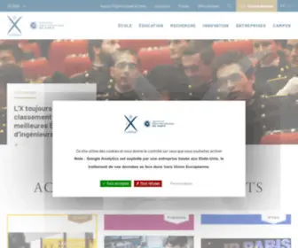 Polytechnique.fr(École) Screenshot