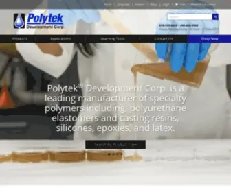 Polytek.com(Polytek Development Corp) Screenshot