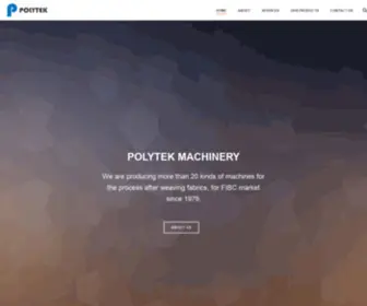 Polytekmachinery.com(Polytek Machinery) Screenshot