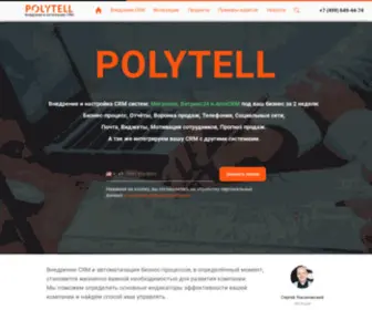 Polytell.ru(Внедрение и настройка CRM систем) Screenshot