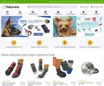 Polytrans.fr(Plus de 3800 articles dans les domaines de l'alimentation) Screenshot