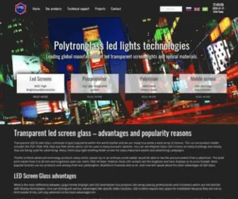 Polytronglass.com(Outdoor LED Displays. Polytronglass) Screenshot