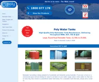 Polywatertanks.com.au(Water Tanks in Sydney) Screenshot