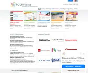Polyweb.cz(Internetové stránky) Screenshot