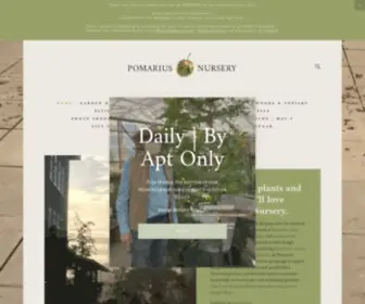 Pomariusnursery.com(Pomarius Nursery) Screenshot