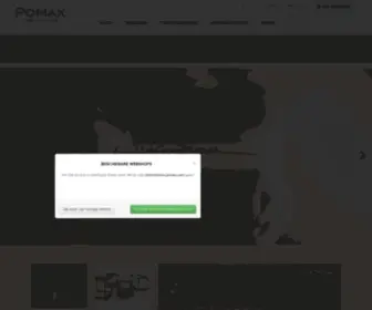 Pomax.com(Welkom bij Pomax Home Collection) Screenshot