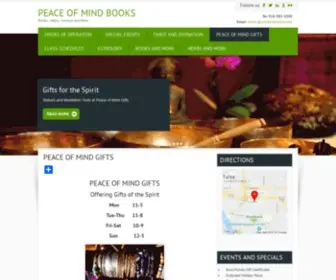 Pombookstore.com(Books, Herbs, Incense and More) Screenshot