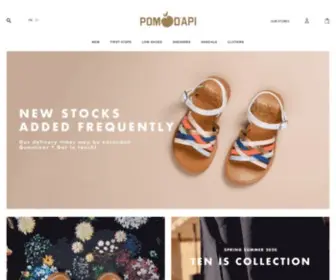 Pomdapi.fr(Chaussures enfant Pom d'Api) Screenshot