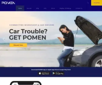 Pomenapp.com(POMEN App for Car Service & Breakdown) Screenshot