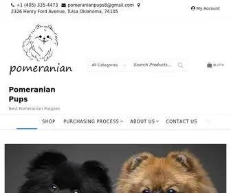 Pomeranian-Pups.com(Best Pomeranian Puppies) Screenshot