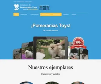 Pomeraniatoy.com(Pomerania Toy) Screenshot