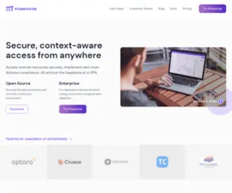 Pomerium.com(Home) Screenshot