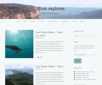 Pomexplores.com(Sydney, Australia and beyond) Screenshot