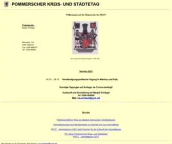 Pommerscher-Kreis-UND-Staedtetag.de(Pommerscher Kreis) Screenshot