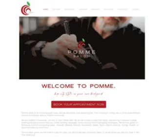 Pommesalon.com(Pomme Salon) Screenshot