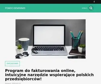 Pomoc-Deminimis.pl(Na firm) Screenshot