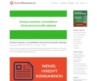 PomocPozwanym.pl(Tutaj otrzymasz wsparcie) Screenshot