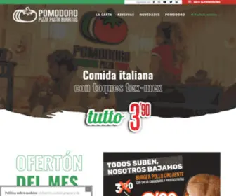 Pomodoropizza.es(El auténtico ristorante italiano con un toque tex) Screenshot